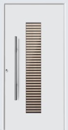 hormann style 650-8 with horizontally striped design with canadian maple wood insert